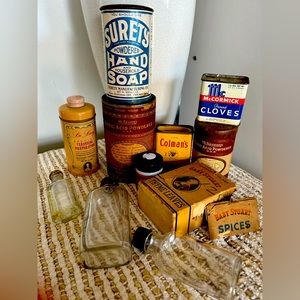 Vintage collection for decor